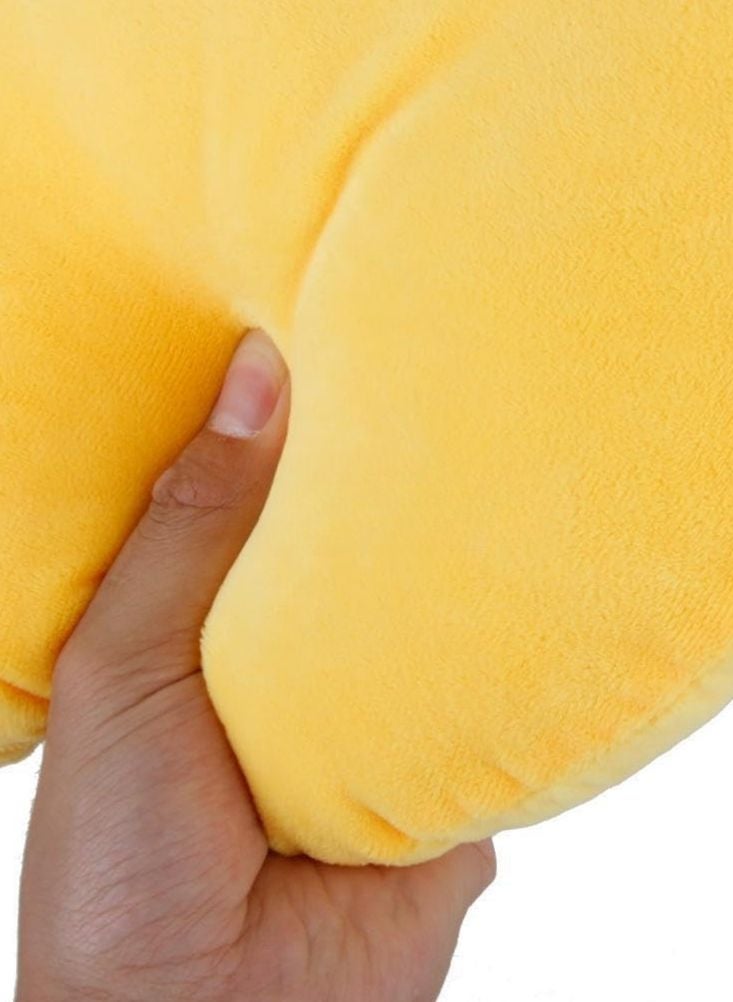 Premium Yellow Emoji Plush Cushion – Tongue Out Smiley Face Decorative Throw Pillow - Image 3